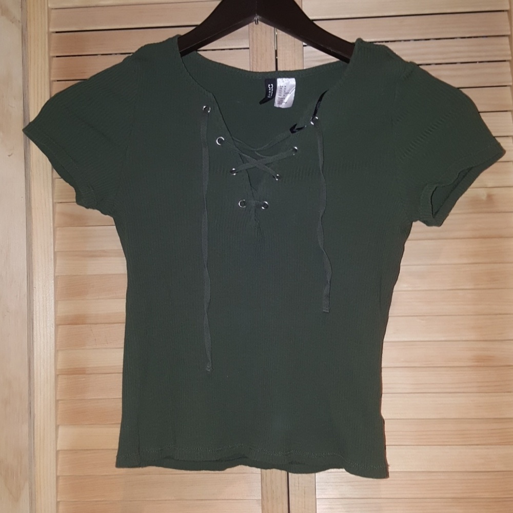 Lace Up Top